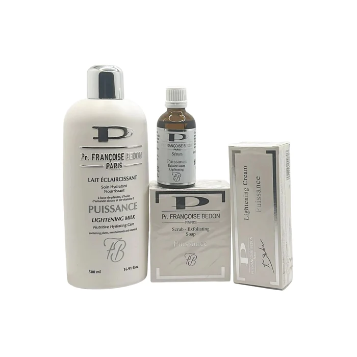 Pr. Francoise Bedon Puissance Lightening Set (Lotion + Serum + Cream + Soap)