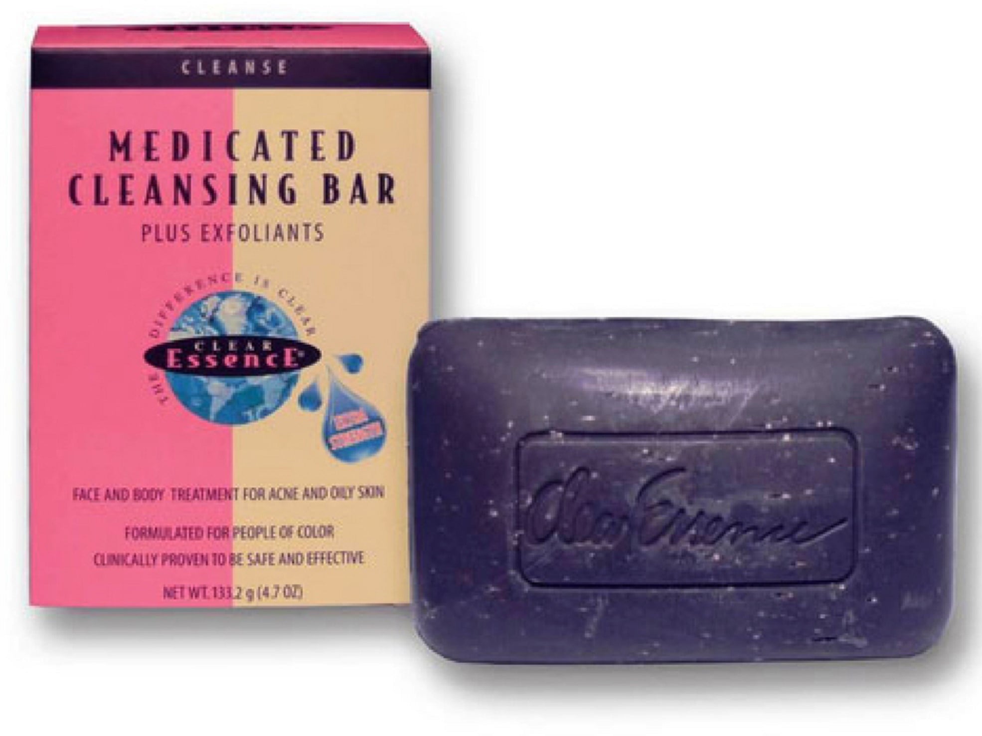 Clear Essence Medicated Cleansing Bar plus Exfoliants 4.7 oz - (Pack of 2)
