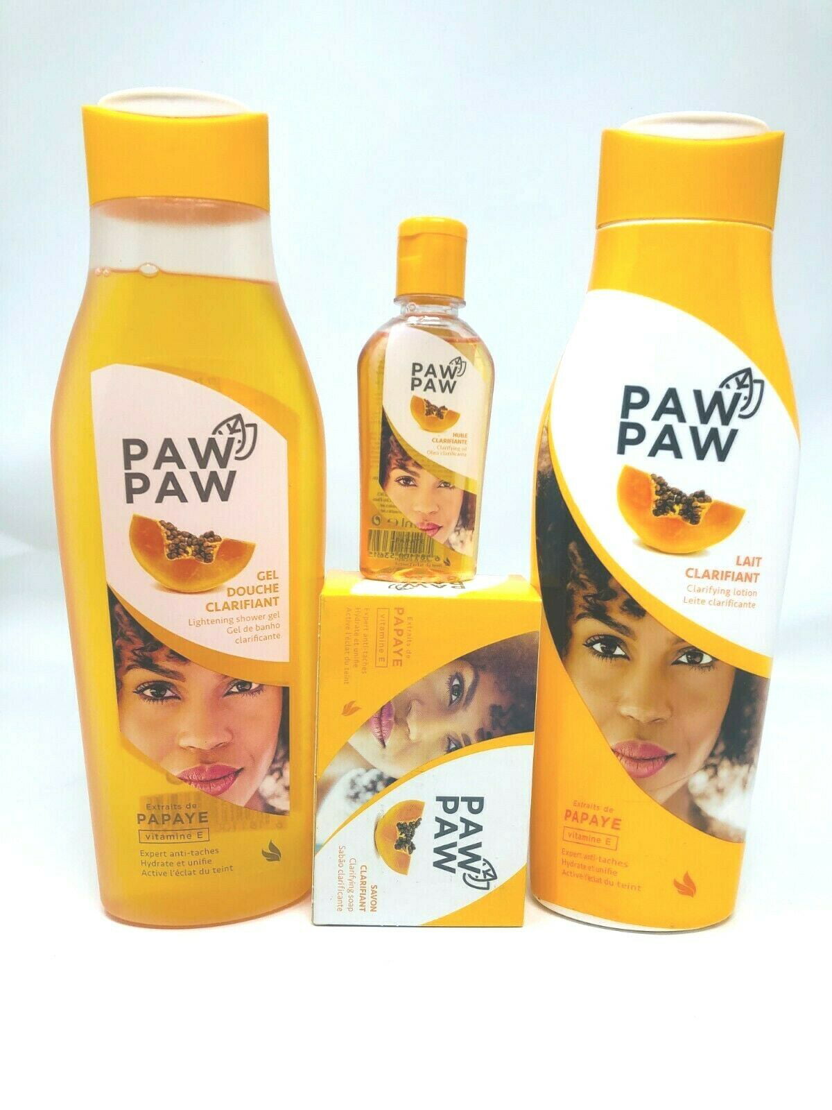 Paw Paw Papaya Lightening Set - Shower Gel & Lotion & Soap & Oil