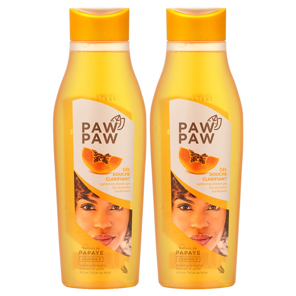PAW PAW Gel Douche Clarifiant Lightening Shower Gel 500ml 16.9oz 7oz (Pack of 2)