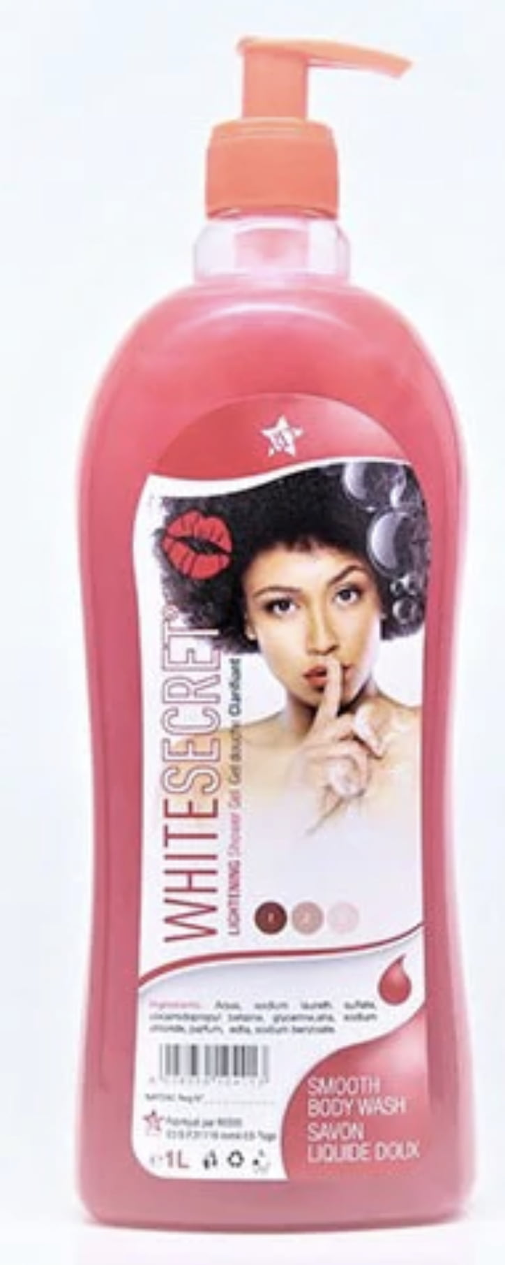 WHITE SECRET SMOOTH BODY WASH CLARIFYING SHOWE GEL 1 L
