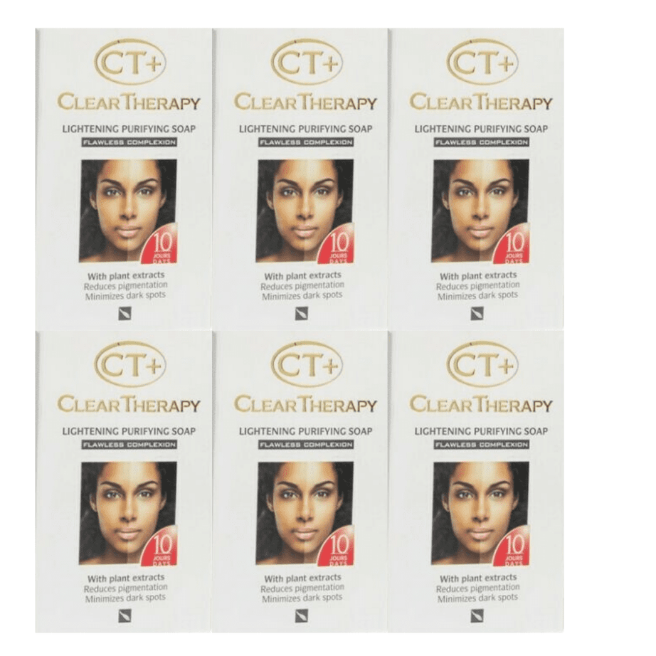 CT+ Clear Therapy - Lightening Purifying Original Soap 6.2oz (175g) (6 PACK)