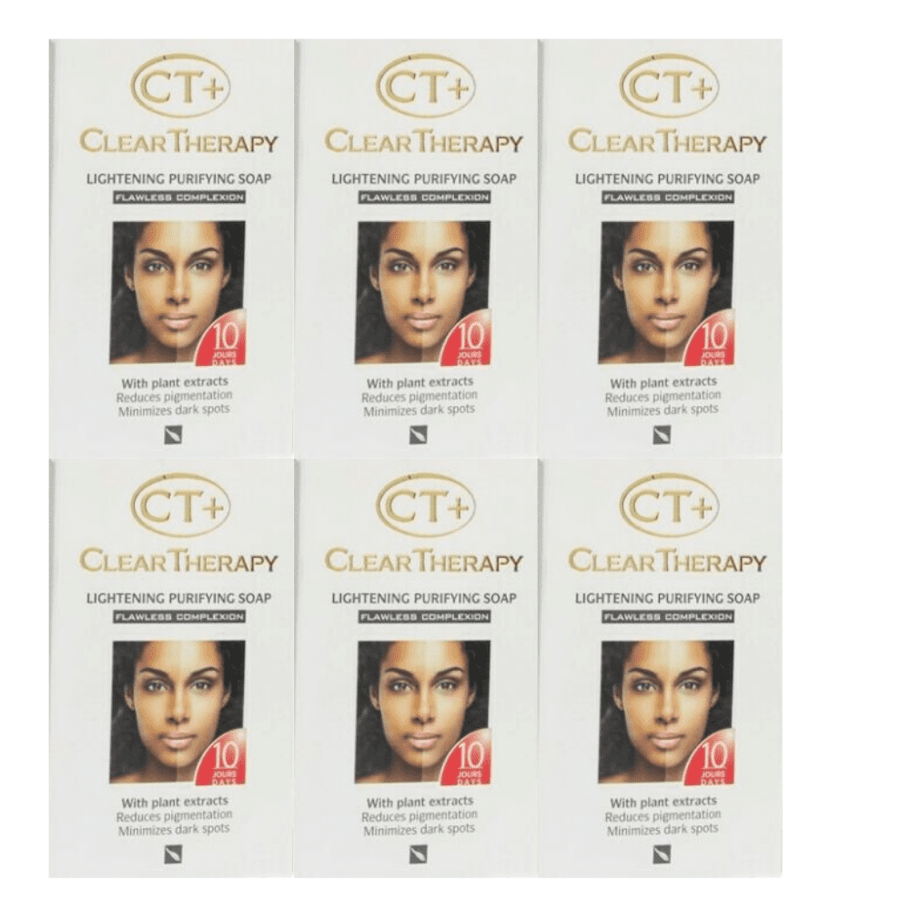 CT+ Clear Therapy - Lightening Purifying Original Soap 6.2oz (175g) (6 PACK)