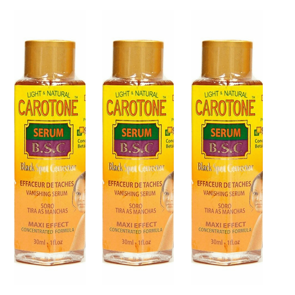 Carotone Light & Natural Black Spot Serum 30ml (Pack of 6)