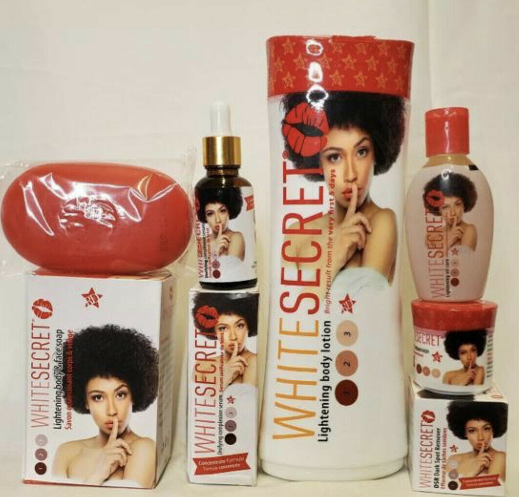 WHITE SECRET LOTION SET (LOTION 500ml + OIL 60ml + FACE CREAM 30g + SERUM 1oz + SOAP 190g)