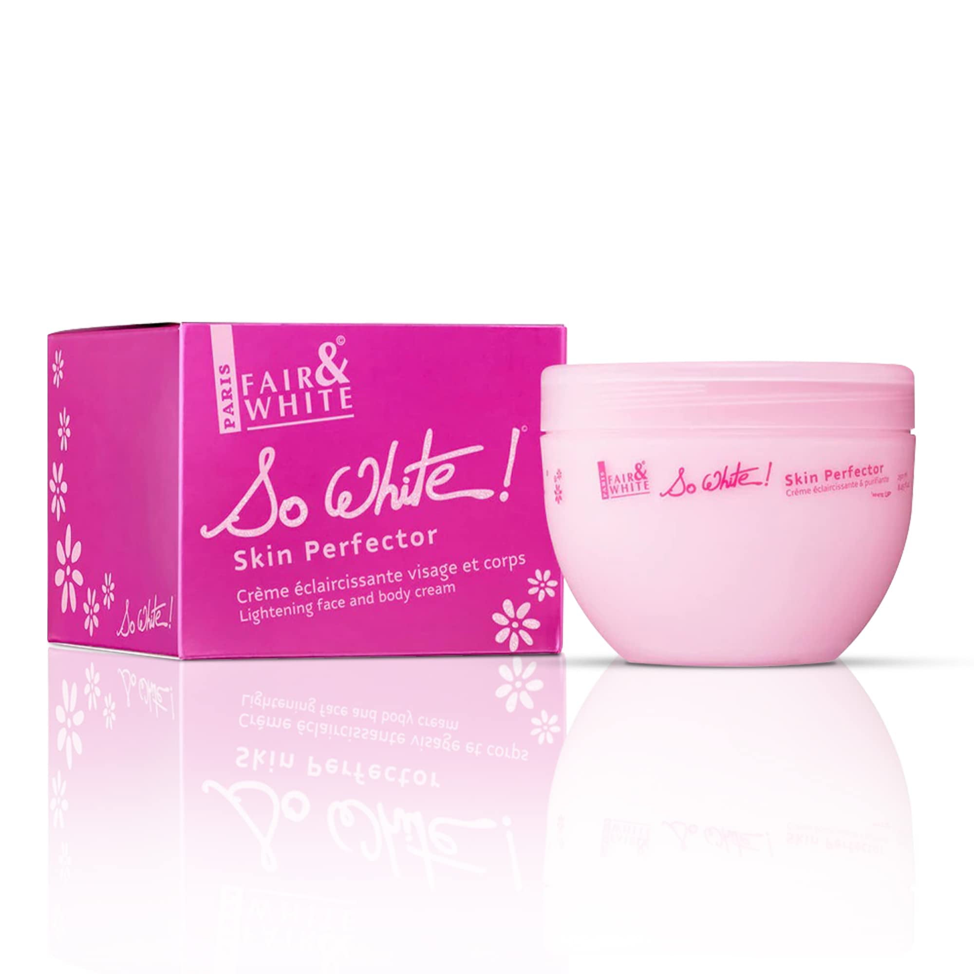 Fair & White so White skin Perfector Purifying Cream - Hydroquinone - 250ml / 8.4 oz