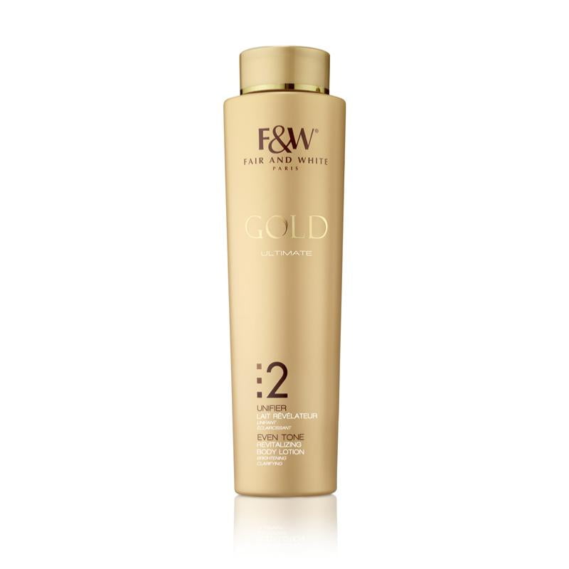 Fair & White 2: Gold Revitalizing Body Lotion - Flawless Skin - 500ml / 17.6 fl oz