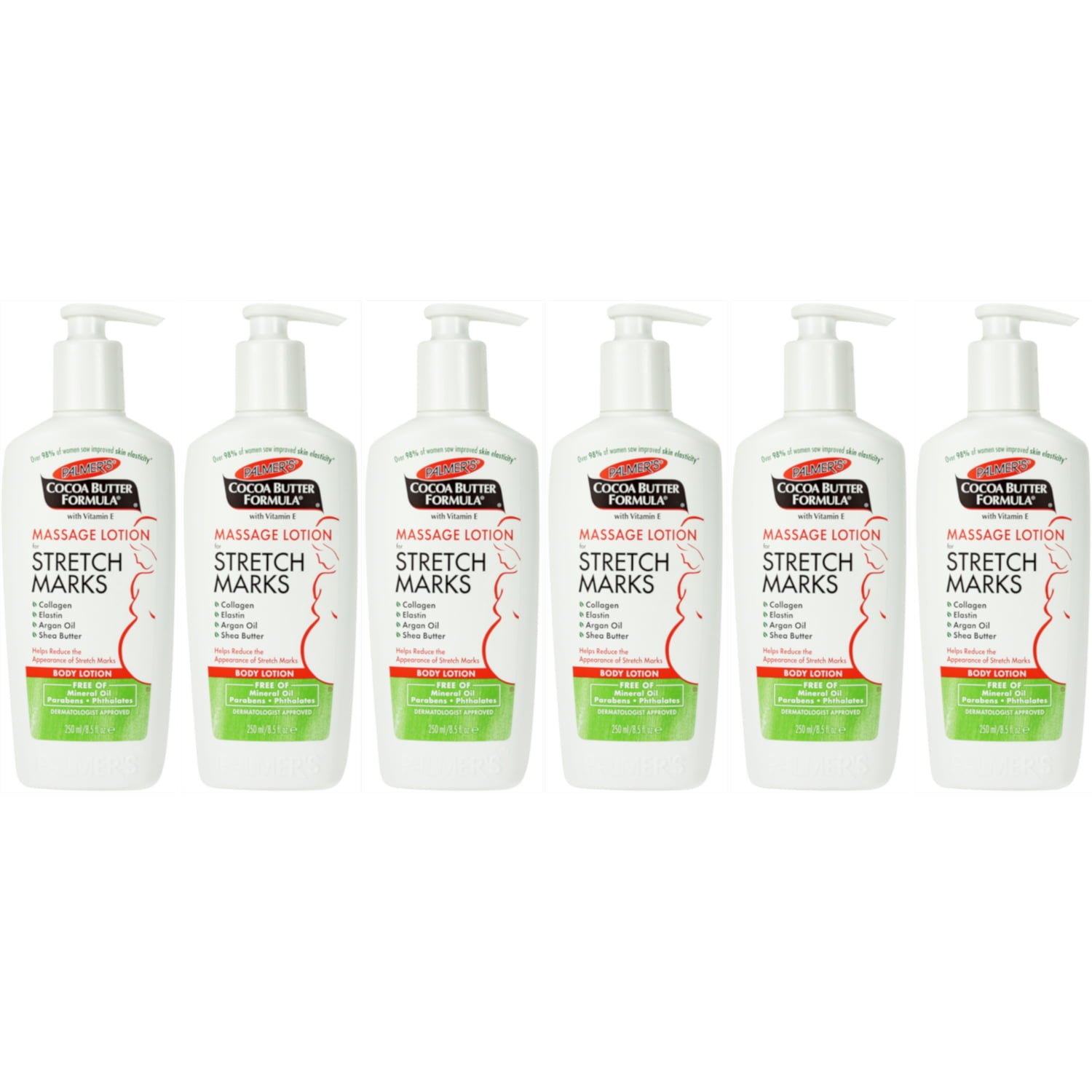 Palmers Cocoa Butter Formula Massage Lotion for Stretch Marks, 8.5 oz Pump (6 Pack)
