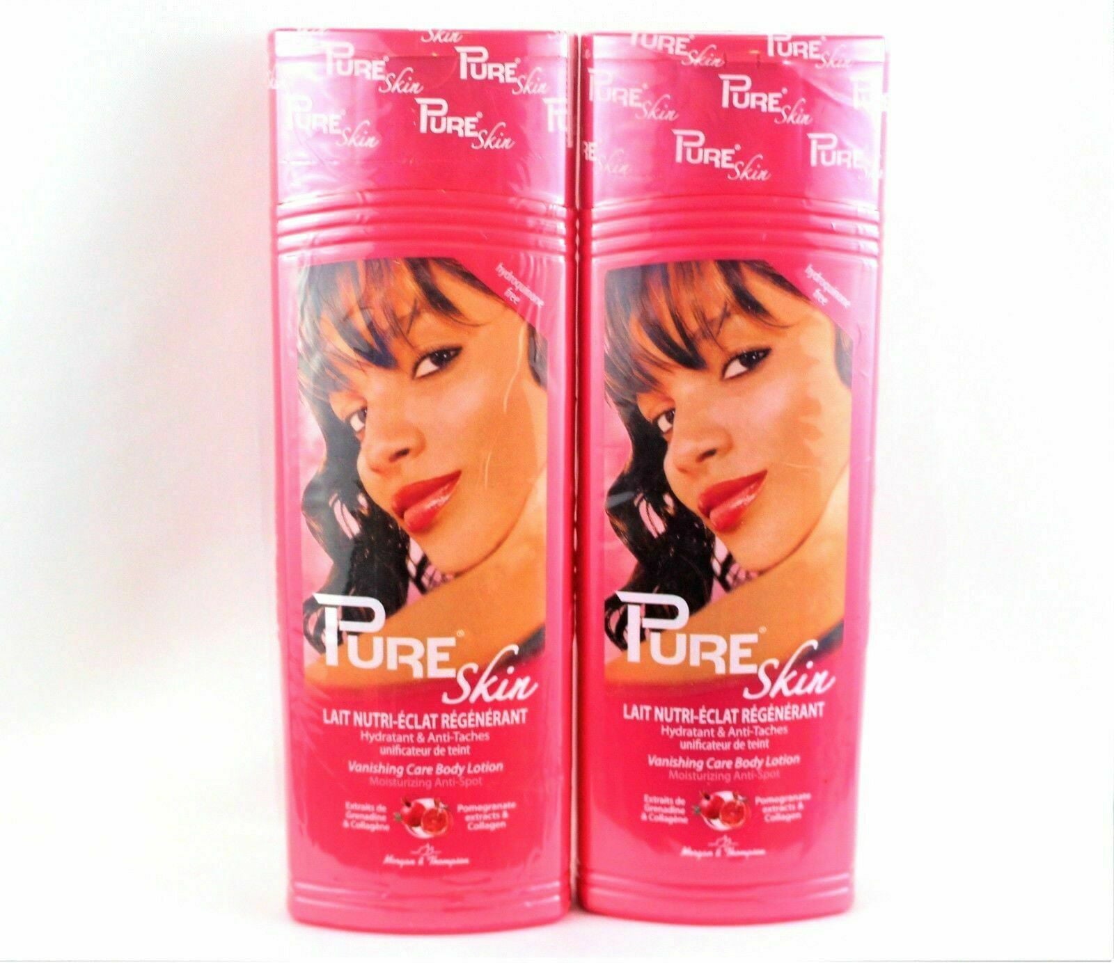 PURE SKIN Vanishing Care Body LOTION Moisturizer Anti-spot 500ml (2 Pack)