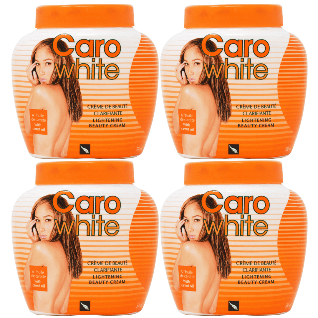 Caro White Cream Jar 16.9oz (Pack of 4)