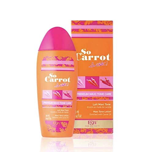 Fair & White So Carrot Premium Maxi Tone With Carrot Oil 300ml - Body Brightening Lotion