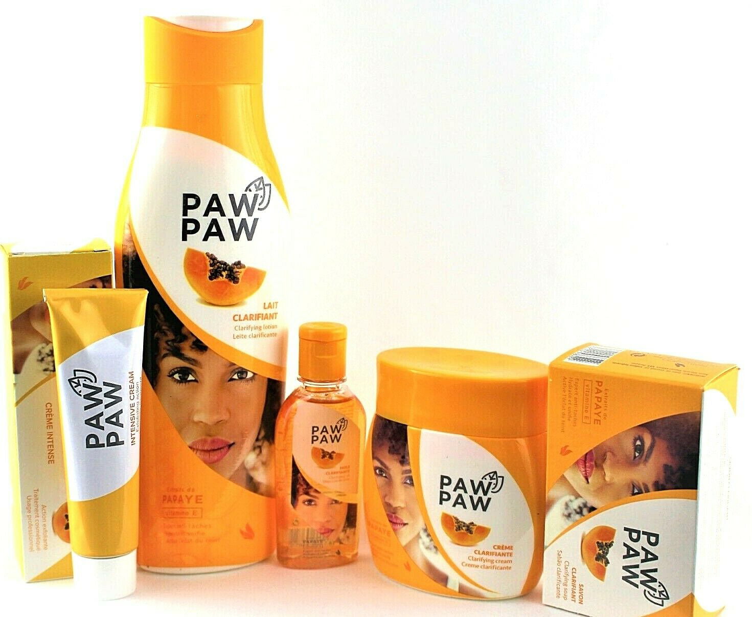 Paw Paw Papaya Clarifying Set (Lotion, Tube Cream, Jar Cream, Oil and soap)