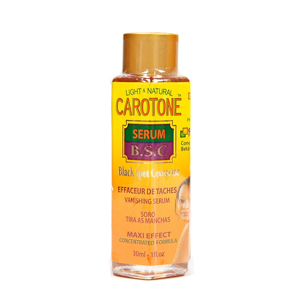 Carotone Light and Natural Black Spot BSC Maxi-Effect serum 1oz/30ml
