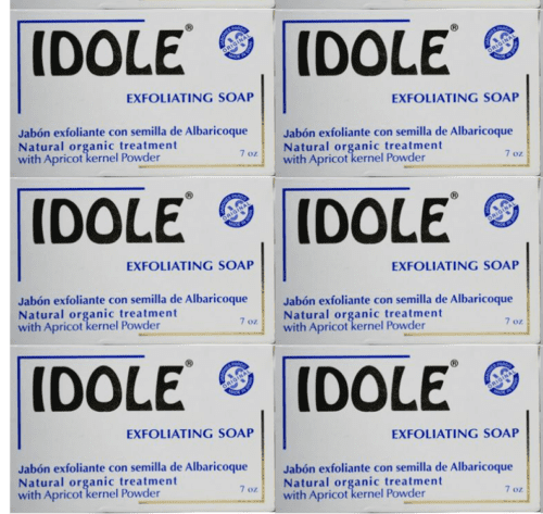 IDOLE SOAP ECLAIRCISSANT JABON LIGHTENING EXFOLIATING SAVON 200g (6 Pack)