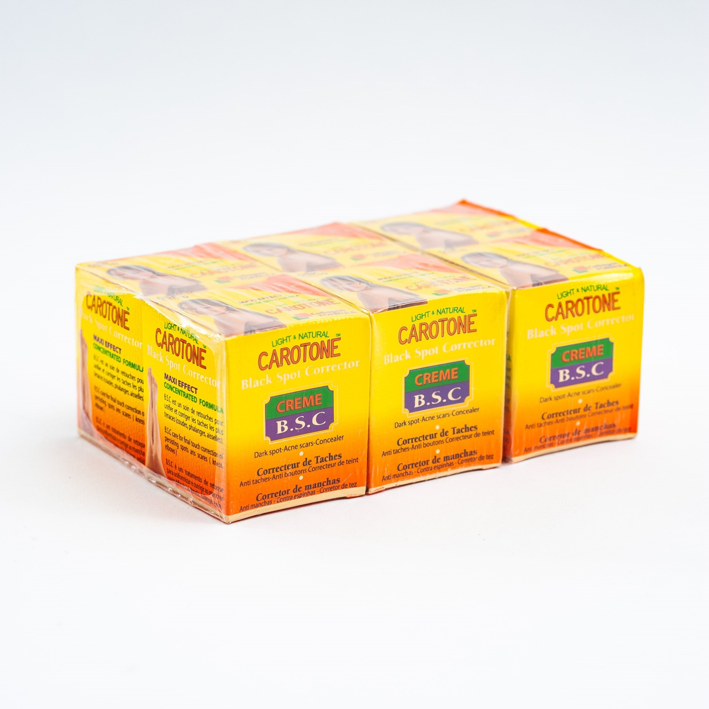 Carotone Light & Natural Black Spot Corrector BSC Cream (6 Pack)