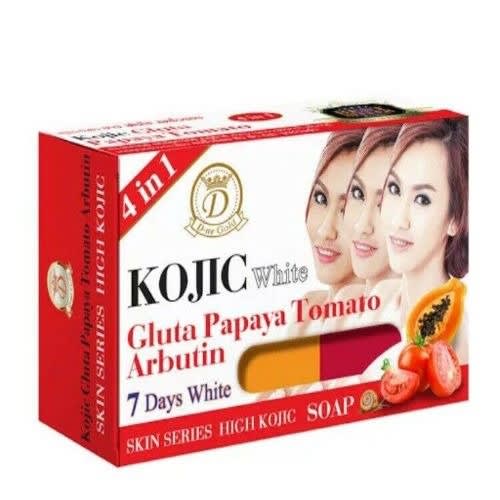 Kojic White Gluta Papaya Tomato Arbutin 7days Whitening Soap 160g