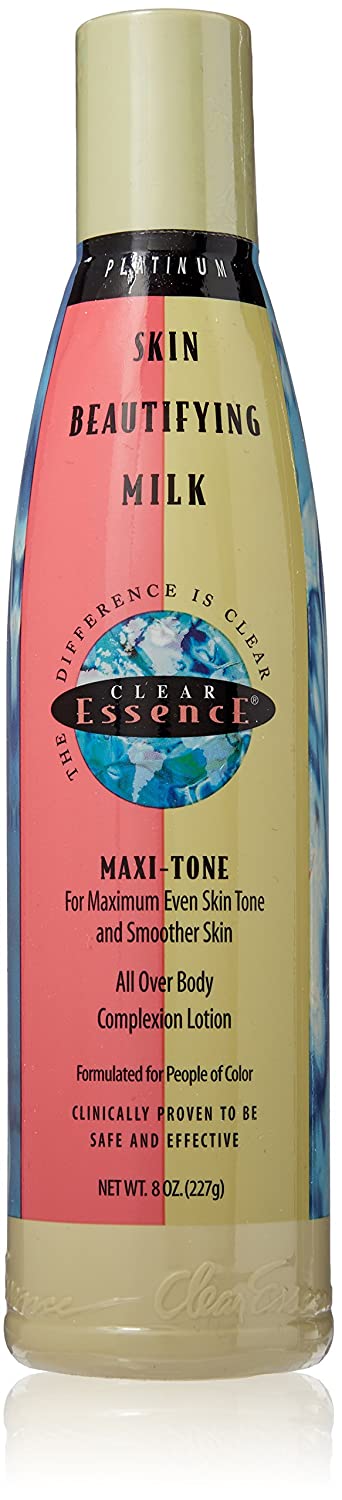 Clear Essence Platinum Maxi-Tone Skin Beautifying Milk 8oz (6 Pack)