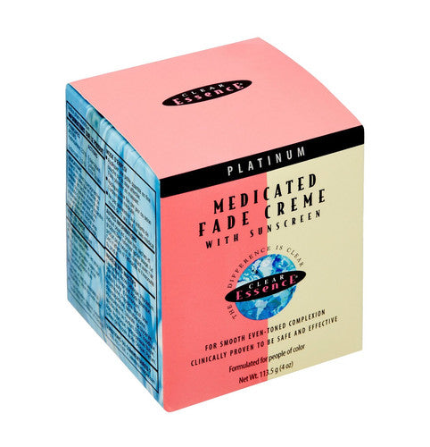 Clear Essence Platinum Medicated Fade Creme with Sunscreen 4 oz