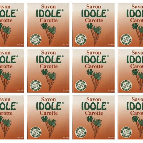 IDOLE Carrot Soap ORIGINAL MADE IN SPAIN 100g (Pack of 12)