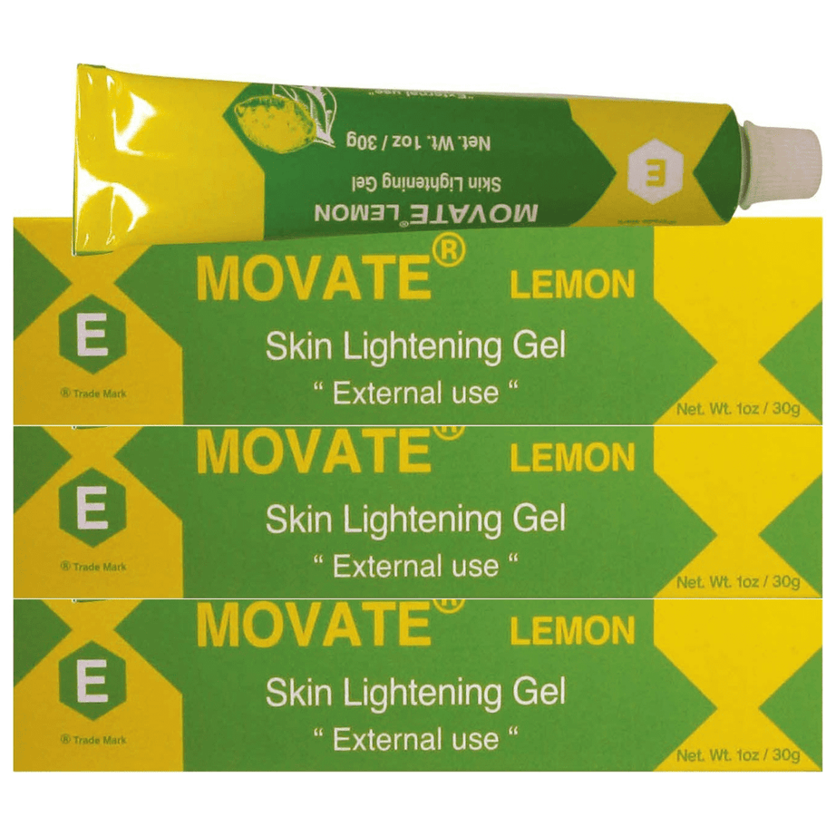 Movate Lightening Lemon Gel 1oz (3 Pack)