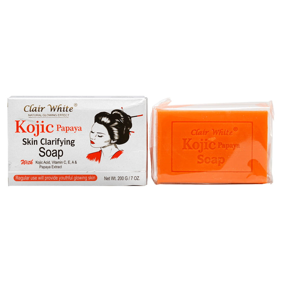 Clair White Kojic Papaya Savon Clarifying Soap 200g 7oz