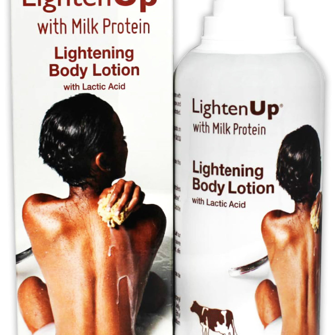 LightenUp with Milk Protein Dark Spots Oily Skin Beauty Body Lotion 400ml