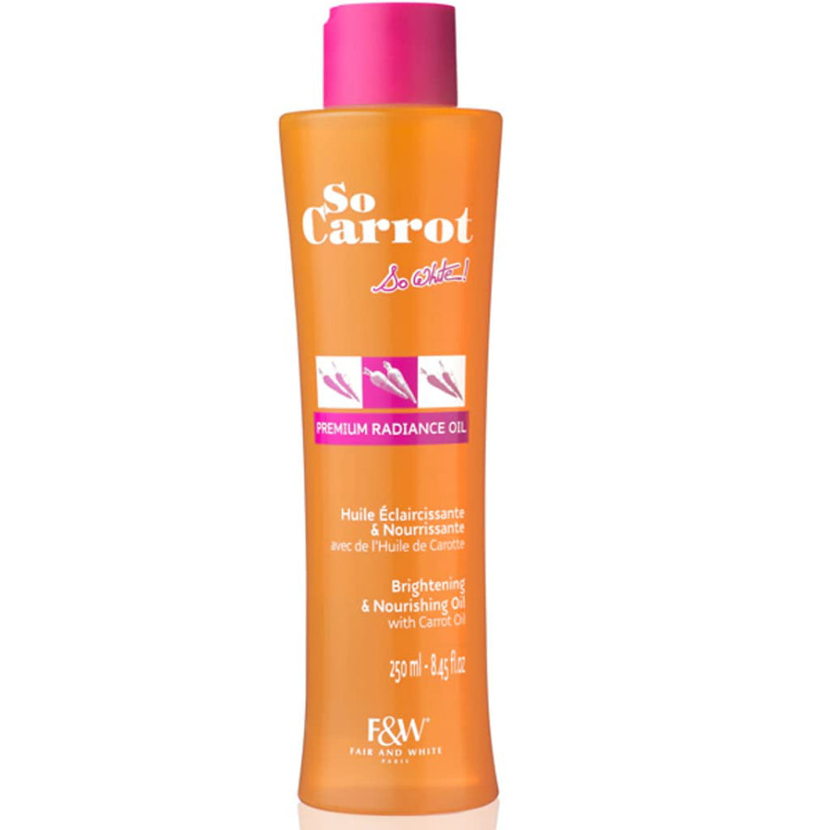 Fair & White So Carrot Body Brightening and Nourishing Body Oils 250ml/8.4 fl oz
