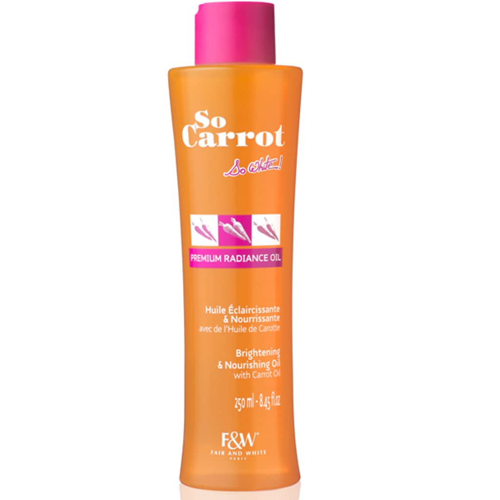 Fair & White Original Carrot Body Lotion 500ml for Radiant Skin - Suitable  for All Skin Types