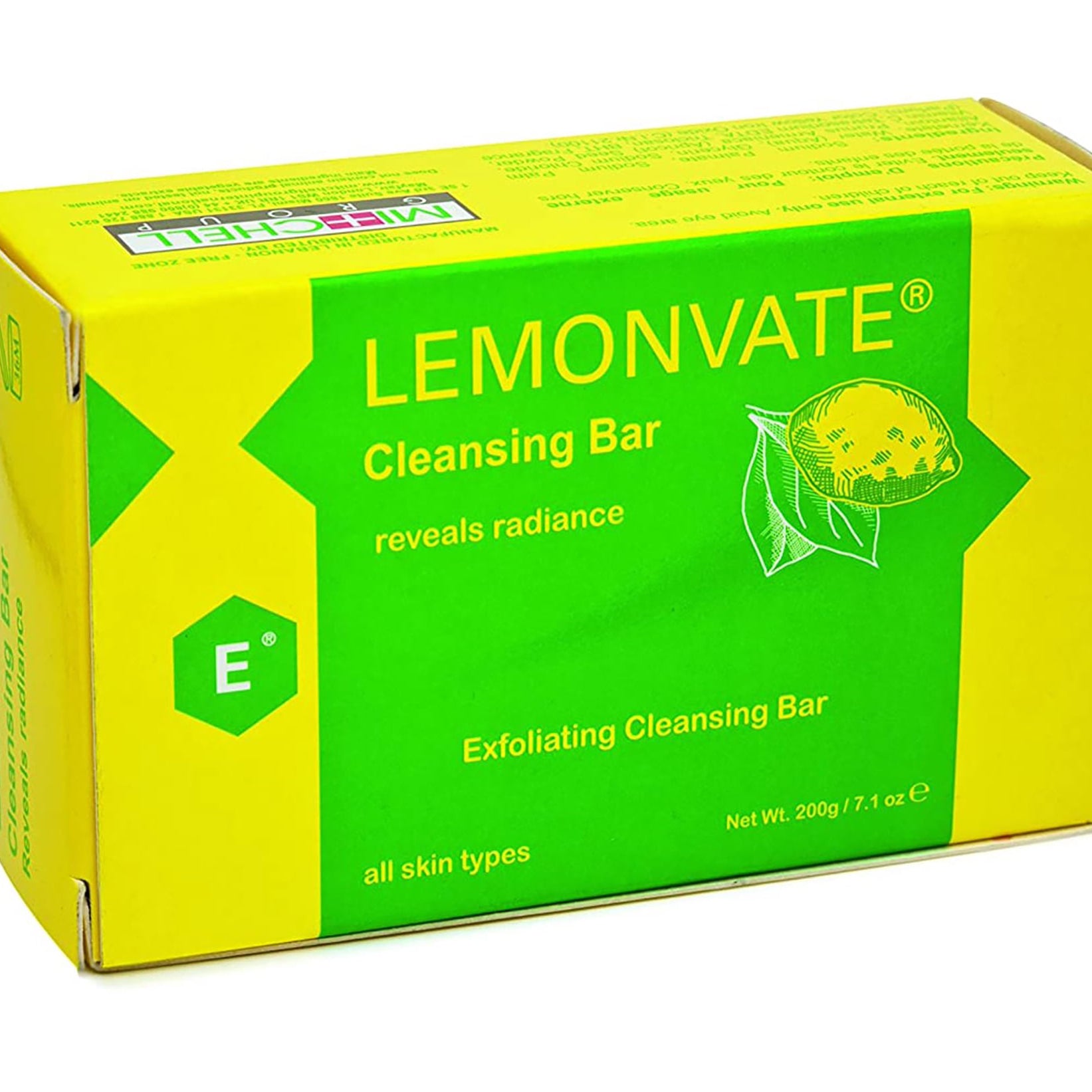 Mitchell Brands Lemonvate Exfoliating Cleansing Bath Soaps 200g