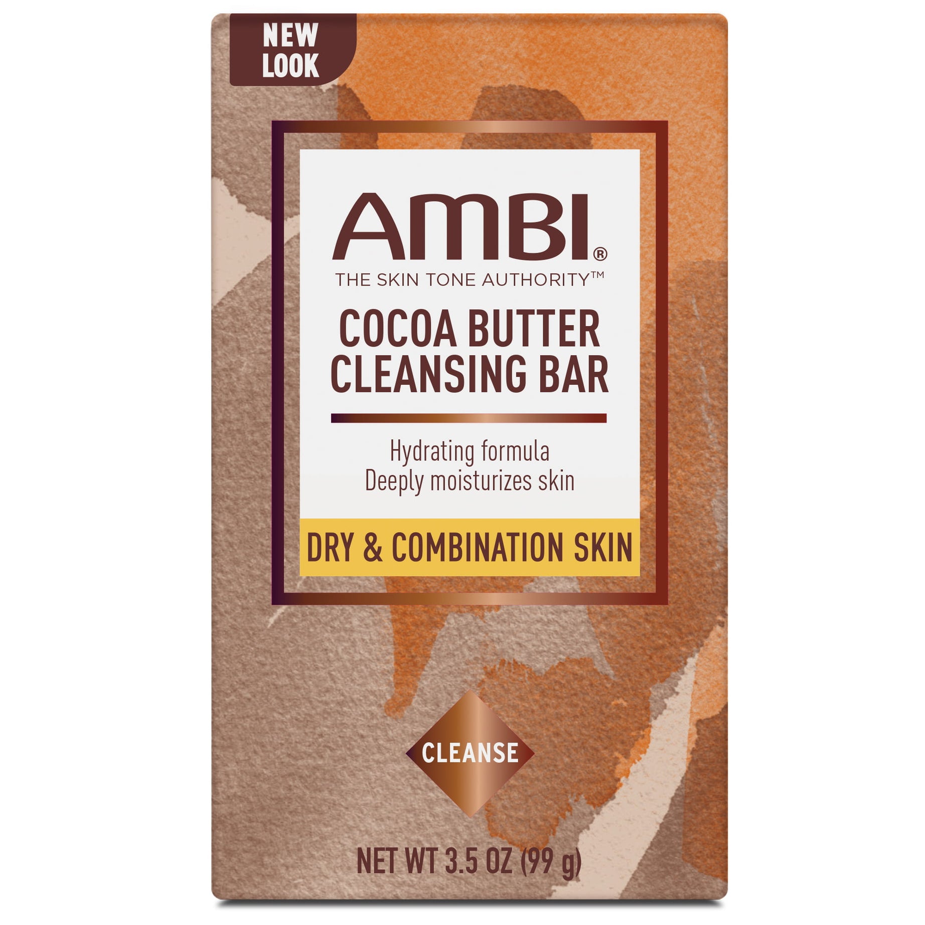AMBI Cocoa Butter Cleansing Soap Bar, 3.5 Ounce