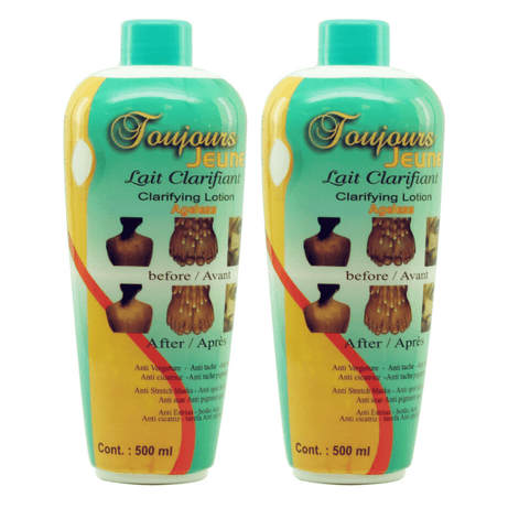 Toujours Jeune Exfoliating Body Lotion 500ml (Pack of 2)
