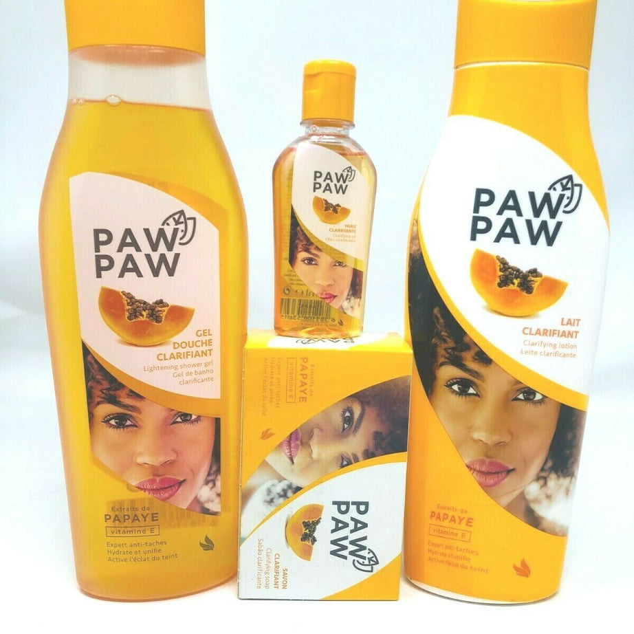 Paw Paw Papaya Lightening Set - Shower Gel & Lotion & Soap & Oil