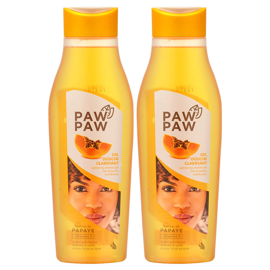 PAW PAW Gel Douche Clarifiant Lightening Shower Gel 500ml 16.9oz 7oz (Pack of 2)