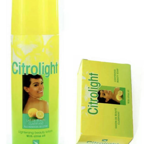 CITROLIGHT LIGHTENING BEAUTY LOTION WITH CITRUS OIL + SOAP