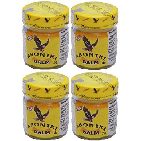 Aboniki Balm for Pain Relief, Sore Muscles, Anti-Inflammatory, Relieves Pains-25g (Pack od 4)