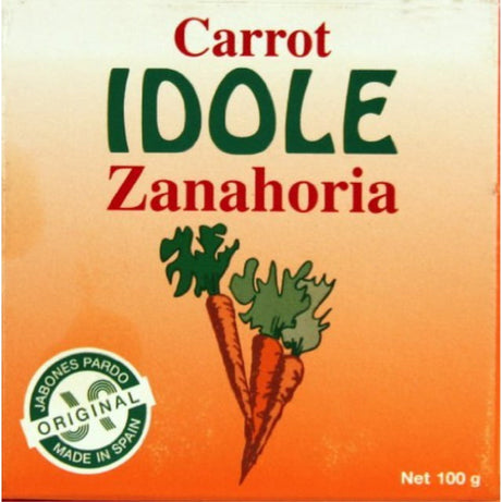 idole exfoliating soap - carrot 3.53 oz. (pack of 2)