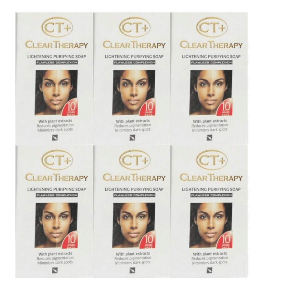 CT+ Clear Therapy - Lightening Purifying Original Soap 6.2oz (175g) (6 PACK)