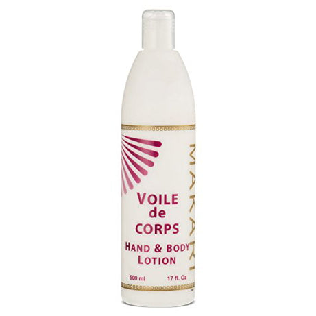 Makari Classic Voile de Corps Hand & Body Lotion 17 fl.oz - Deep Moisturizing Hand & Body Cream With Carob Fruit Extract & Aloe Vera - Daily Nourishing Treatment for Dry, Dull, Damaged Skin