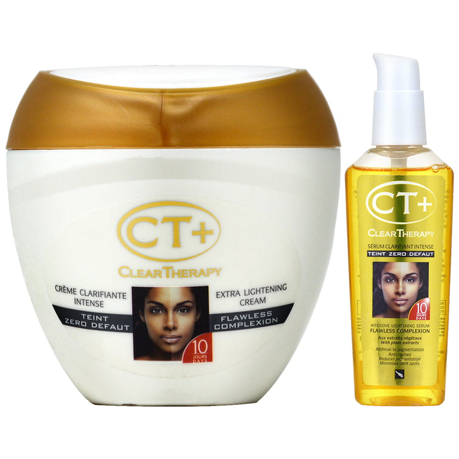 CT+ Clear Therapy Cream 400ml + Lightening Serum 75ml