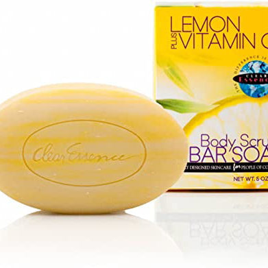 Clear Essence Lemon Plus Vitamin C Body Soap Scrub 5oz
