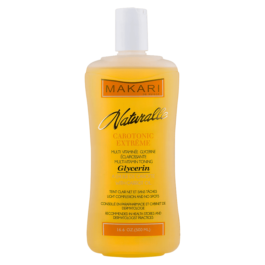 Makari Naturalle Carotonic Extreme BODY GLYCERIN 16.6 Oz - Reduces Hyperpigmentation, Dark Spots, Scars and Free Radicals - Moisturizes, Brightens, and Softens For Healthy and Glowing Skin