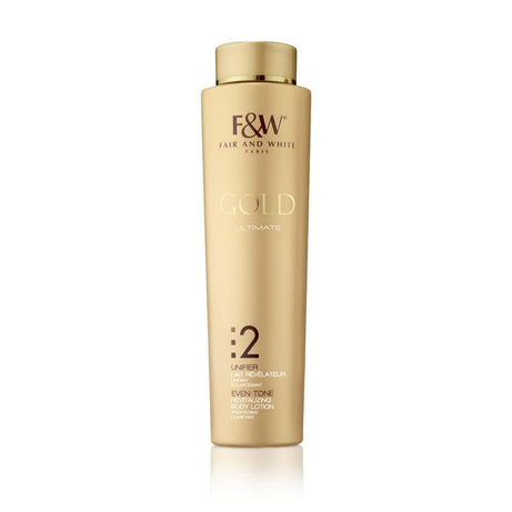 Fair & White 2: Gold Revitalizing Body Lotion - Flawless Skin - 500ml / 17.6 fl oz