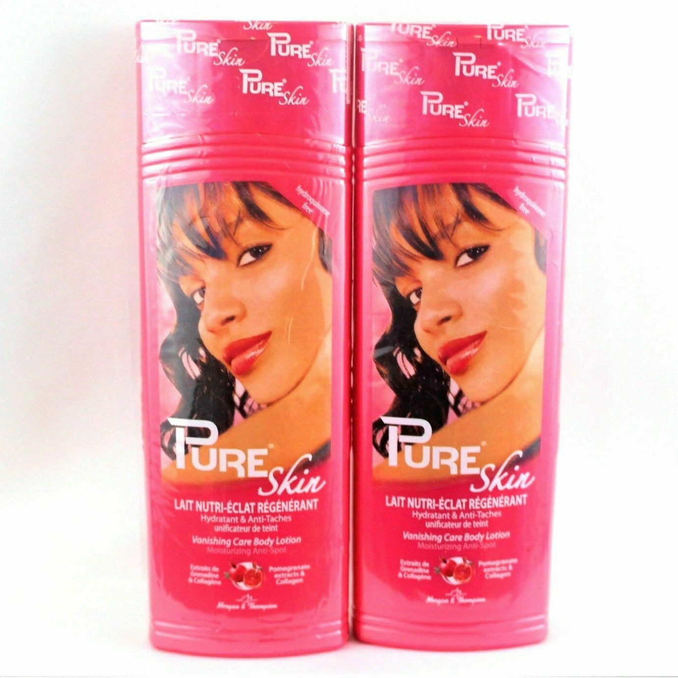 PURE SKIN Vanishing Care Body LOTION Moisturizer Anti-spot 500ml (2 Pack)
