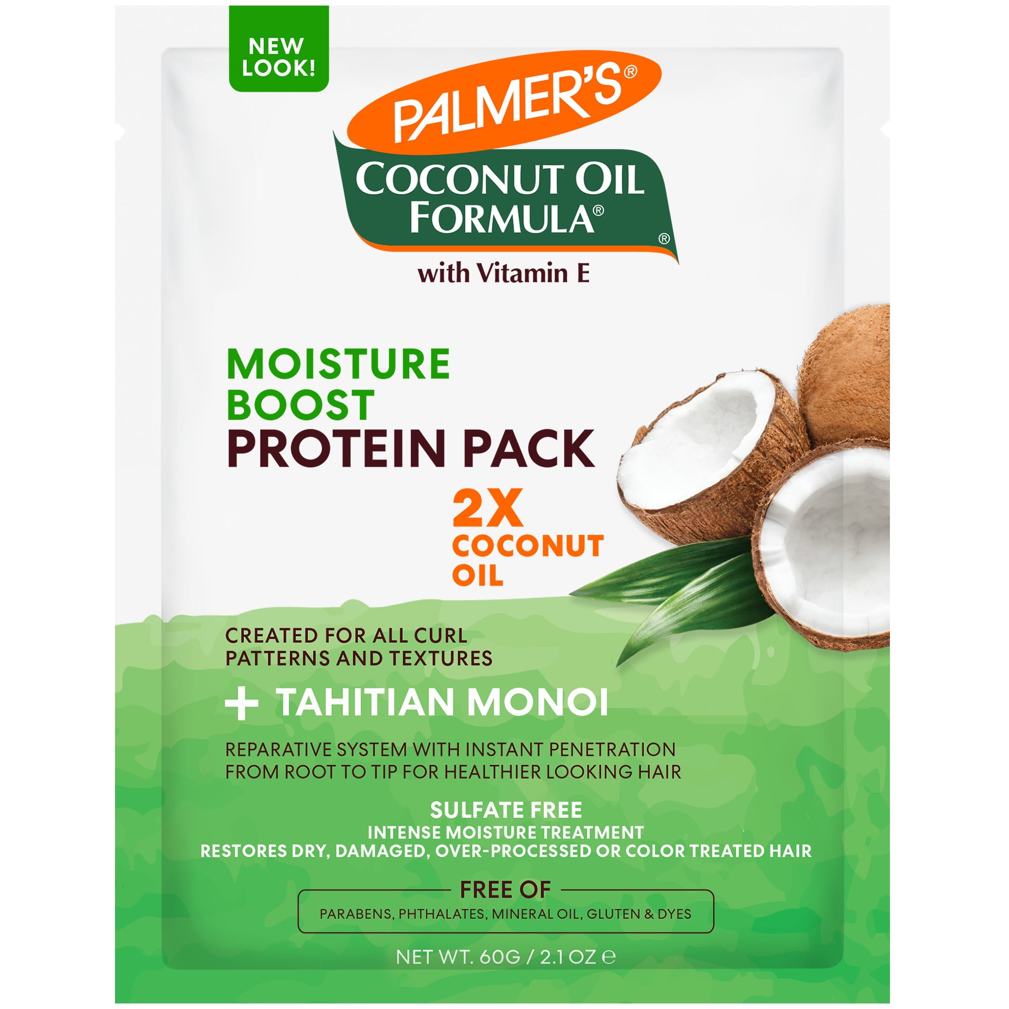 Palmer's Coconut Oil Formula Moisture Boost Protein Pack, 2.1 oz.