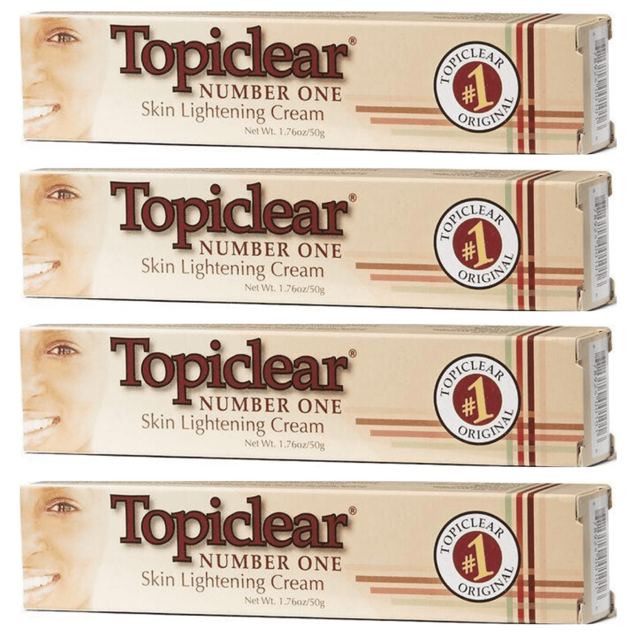 Topiclear Number One Lightening Cream 1.76oz (Pack of 4)