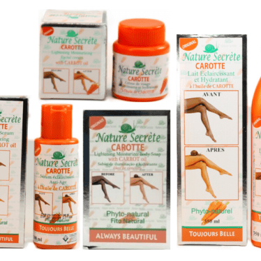 Nature Secrete Carrot Serum, Lotion, Face Creme, Soap SET