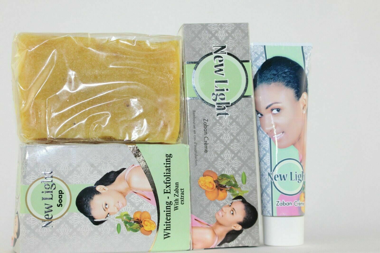 New Light Zaban Soap and Tube Cream Set