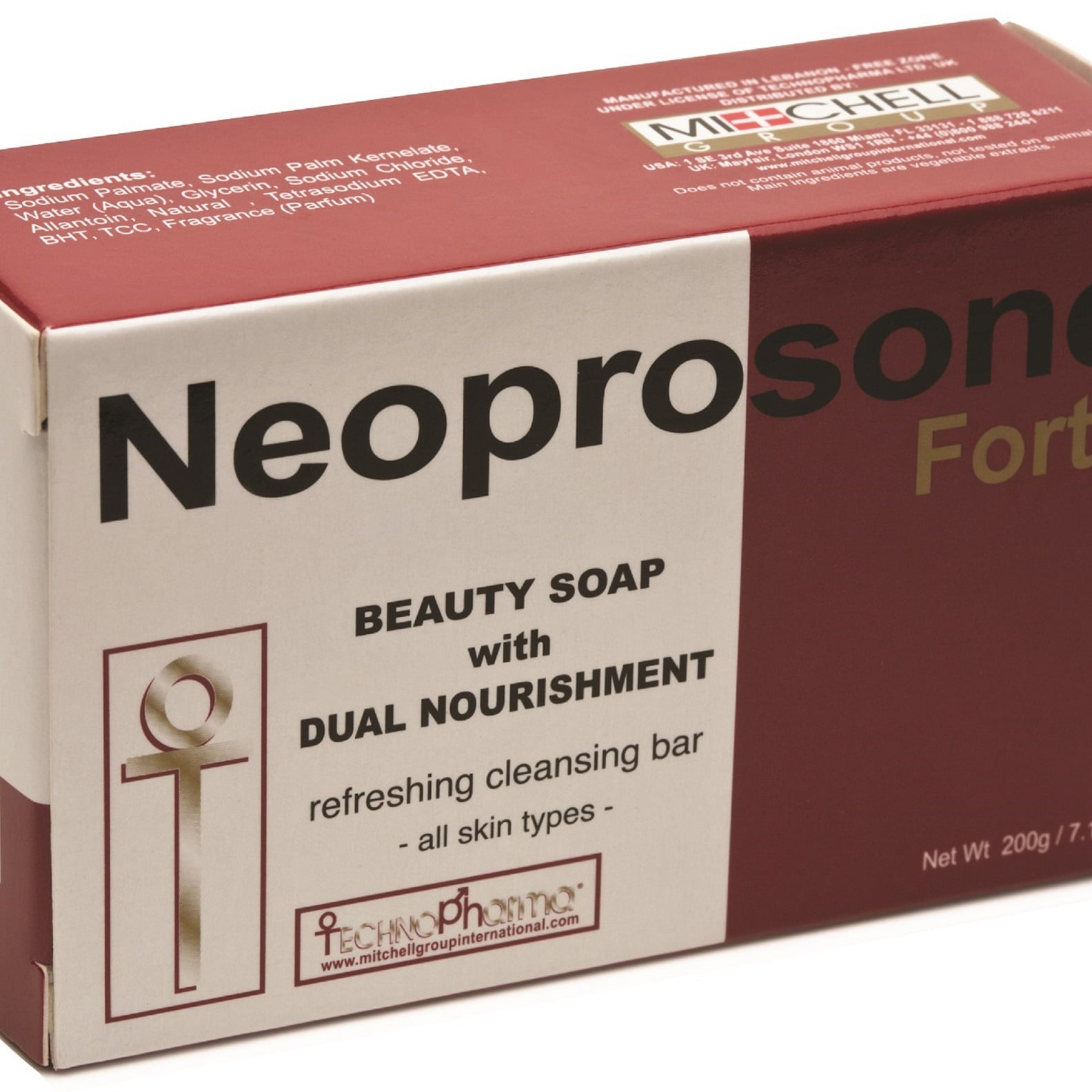 Neoprosone Skin Brightening Soap 7.1 oz / 200g - Suitable for all skin types