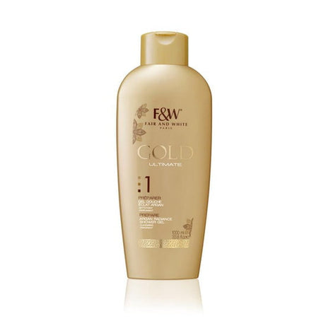 Fair and White Gold Argan Shower Gel 1000ml