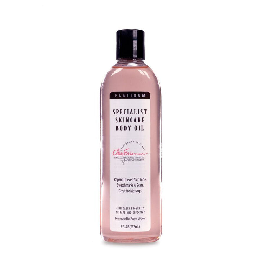 Clear Essence Platinum Specialist Skincare Body Oil 8oz Bottle